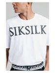 Футболка SikSilk, белый/черный - фото 2