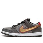 Кроссовки sb dunk low premium qs Nike, серый - фото