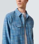 Кашемировая рубашка God's True Cashmere, Lapis Lazuli - фото 5