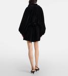 Куртка из бархата с хлопком и бантиком Patou, Black - фото 3