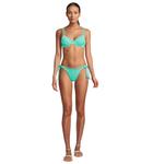 Пляжный топ BECCA Modern Edge Rib Sandy Underwire Bra Top, Aqua Sea - фото 5