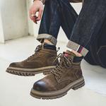 Мужские ботинки Cahhrrn X Martin Boot Men Beige Romon - фото 4