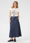 Юбка-колокол KAFFE KAALICE LONG SKIRT, A-SHAPE, синий - фото 2