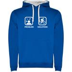 Худи Kruskis Problem Solution Bike Two-Colour, синий - фото