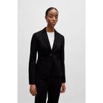 Куртка очень облегающего кроя из эластичной ткани BOSS, черный - фото 3