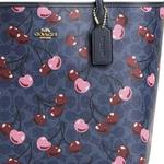 COACH Городская сумка-шоппер из прорезиненного хлопка - фото 5