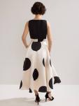 Платье миди Delie Spot Phase Eight, Black/Ivory - фото 2