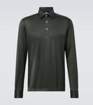 Хлопковая поло Kiton, зеленый - фото