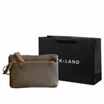 Женский кошелек Pink·Land для монет, Серый - фото 10