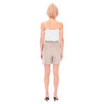 Шорты Only Tokyo Linen Blend High Waist, серый - фото 2