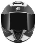 Шлем FC-Moto Hawk EVO-X, Black Matt/Grey/White - фото 4