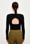 Джемпер BACKLESS LONG SLEEVE adL, цвет black - фото 3