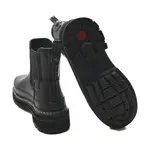 Сапоги резиновые Hunter с прострочкой, черный - фото 4