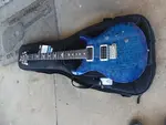 PRS S2 Custom 24 2023 - верх из голубого квилта - фото