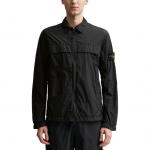 Куртка мужская Stone Island Crinkle Reps Shirt, черный - фото 4