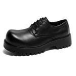 Кожаные туфли Big Head Shoes мужские черные British V ZERO FIVE - фото