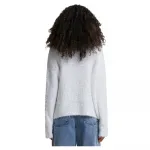 Свитер Urban Classics Feather Mock Neck, белый - фото 2