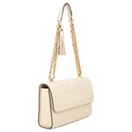 TORY BURCH Кремовая сумка Флеминг трансформер через плечо - фото 5