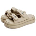 Шлепанцы женские Mulinsen, хаки - фото 4