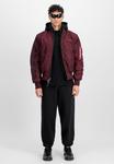 Куртка Alpha Industries Light jacket, Dark Cherry/Dark Red - фото 2
