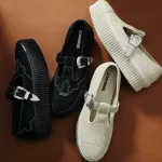 Кеды All Star Lifted Rib Tape T-Strap WT OX Platform Converse, цвет Stone White - фото 9