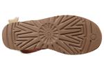 Угги (WMNS) UGG Fluff Bow Mini Fleece Lined Brown - фото 7