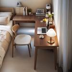 Угловой стол Naijia 120x120 см из массива дерева, цвет Walnut - фото 2