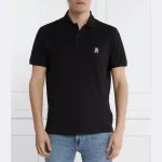 Рубашка поло стандартного кроя Tommy Hilfiger, черный - фото