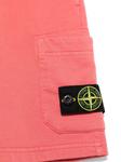 Шорты Stone Island Junior Compass-badge, розовый - фото 3
