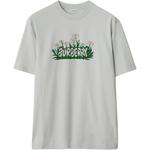 Футболка с принтом логотипа Burberry, серый - фото