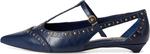 Балетки Vince Camuto Valkie Studded Kitten Heel T-strap Flat Mule, цвет Deep Navy - фото 4