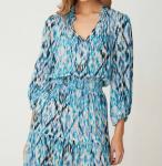 Платье Naya в синем мульти Shoshanna - фото 2