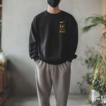 Унисекс худи Nike черное - фото 7