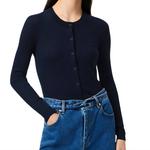 Топ женский LACOSTE, темно-синий - фото 2