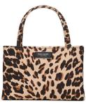 Сумка-шоппер Sam Icon Leopard Mini Canvas kate spade new york, Leopard Multi - фото
