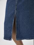 Юбка миди OBJECT Skirt ELLEN, синий деним - фото 4