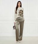 Шерстяной свитер Loose fit Marc Cain, экрю - фото 2