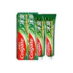 COLGATE Тройная мятная зубная паста Ice Refreshing очищение, свежесть, защита от запаха жевательной резинки мята 120г/180г - фото 5