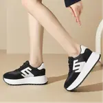 Кроссовки женские толстые низкие Daphne, черный - фото 11