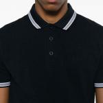 Поло с отделкой HUGO BOSS, темно синий - фото 6