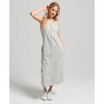 Платье Superdry Vintage Jersey Button, серый - фото