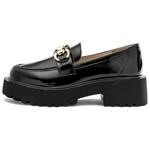 DAPHNE Лоферы женские черные - фото