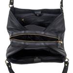 Кожаная сумка-хобо из коллекции Champs Gala, черный - фото 3