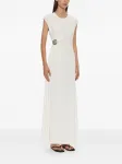 Платье макси stone со сборками Christopher Esber, белый - фото 2