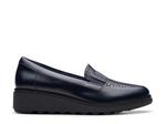 Лоферы Clarks Sharon Pace Loafer, Navy Leather - фото 2