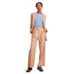 Брюки Pieces Size High Waist, бежевый - фото 4