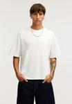 Футболка PULL&BEAR BOXY FIT , White - фото