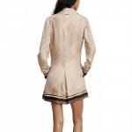 Мини-платье Pryce цвета хаки Veronica Beard, Stone Khaki - фото 2