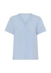 Блуза Love Copenhagen LUDA BUTTON SHORT SLEEVE, Placid Blue/Light Blue - фото 5