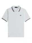 Рубашка поло с воротником Fred Perry, белый - фото